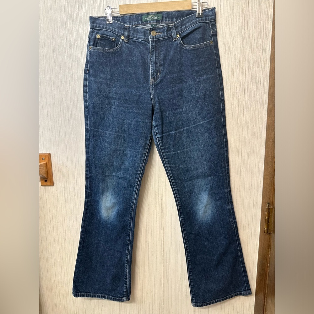 Lauren Ralph Lauren Classic Bootcut Jeans ‎ Dark Wash Womens 10